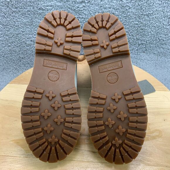 Timberland Premium Womens Size 8 Boots Waterpoof Light Grey Nubuck NEW - Picture 8 of 9